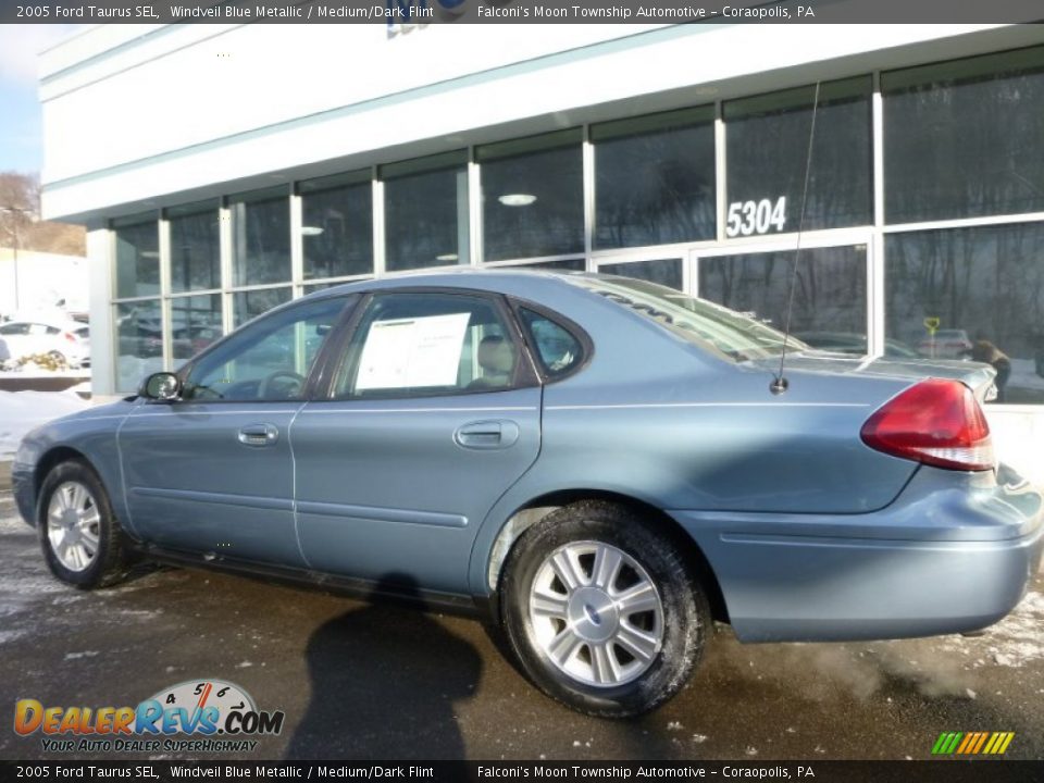 2005 Ford Taurus SEL Windveil Blue Metallic / Medium/Dark Flint Photo #6