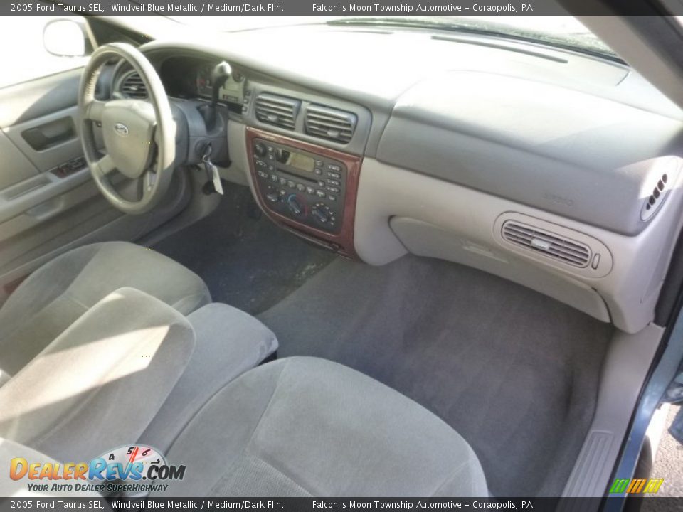 2005 Ford Taurus SEL Windveil Blue Metallic / Medium/Dark Flint Photo #9