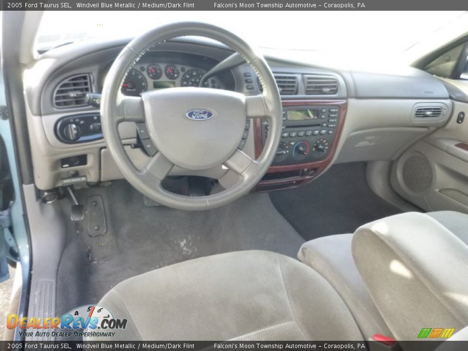 2005 Ford Taurus SEL Windveil Blue Metallic / Medium/Dark Flint Photo #16