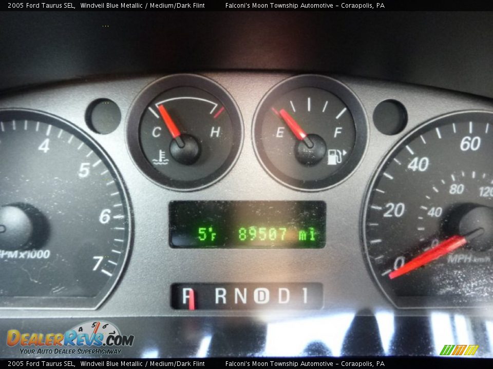 2005 Ford Taurus SEL Windveil Blue Metallic / Medium/Dark Flint Photo #24
