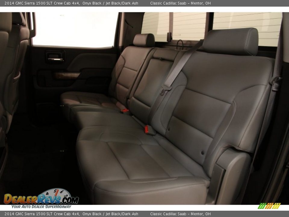 2014 GMC Sierra 1500 SLT Crew Cab 4x4 Onyx Black / Jet Black/Dark Ash Photo #15