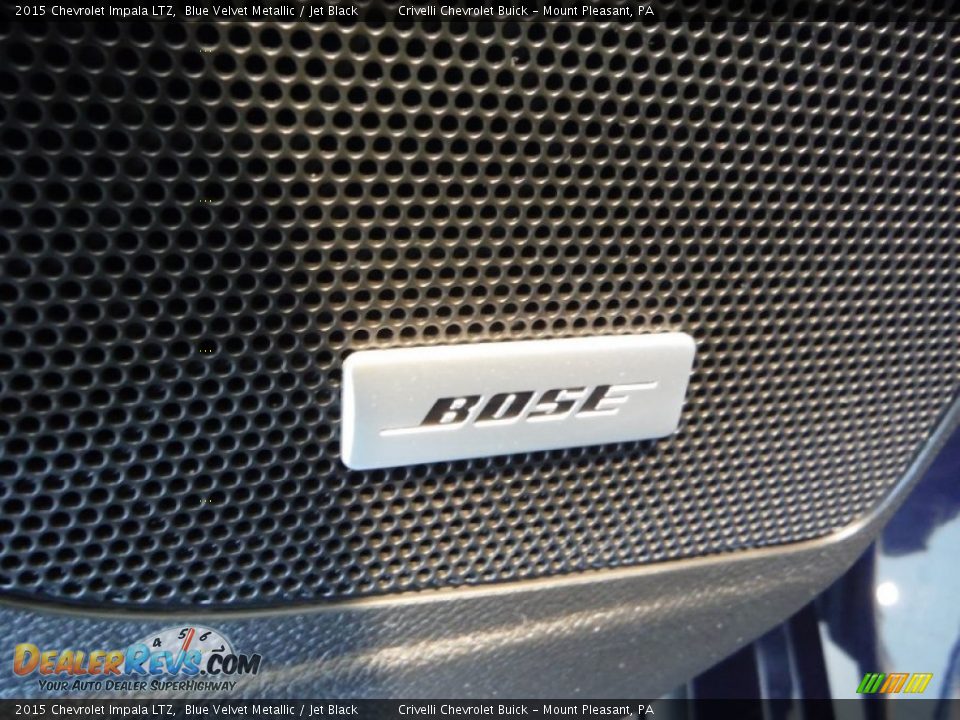 2015 Chevrolet Impala LTZ Blue Velvet Metallic / Jet Black Photo #9
