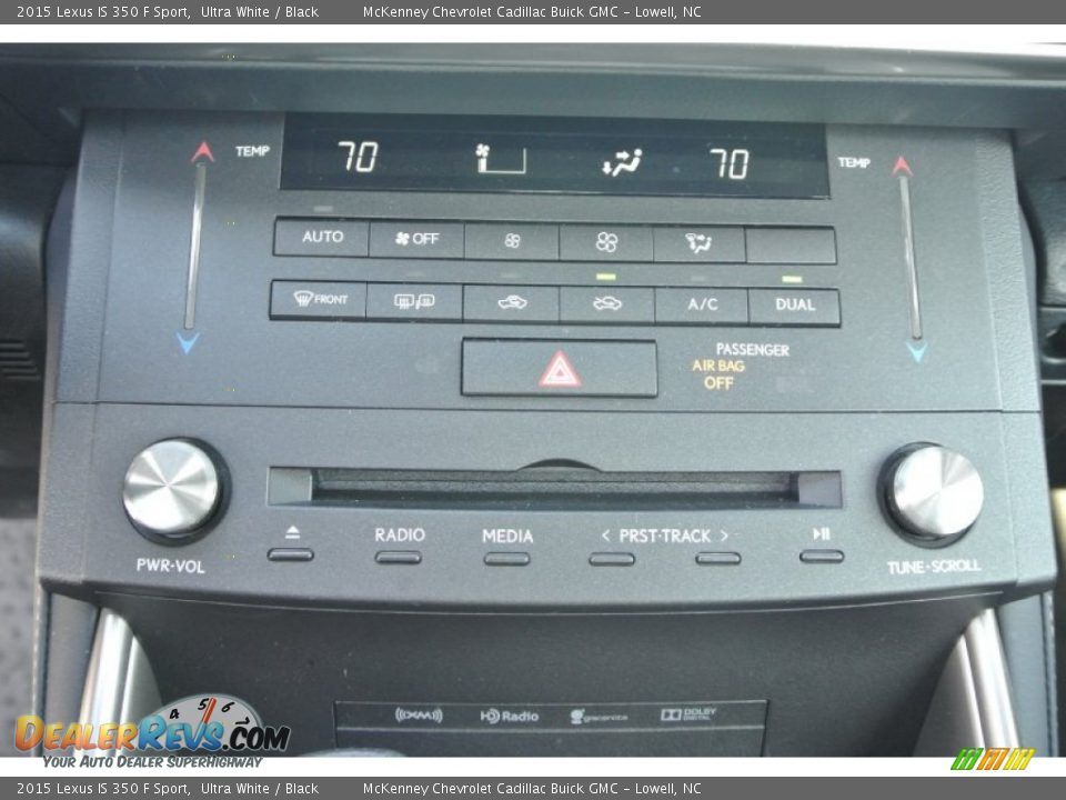 Controls of 2015 Lexus IS 350 F Sport Photo #16