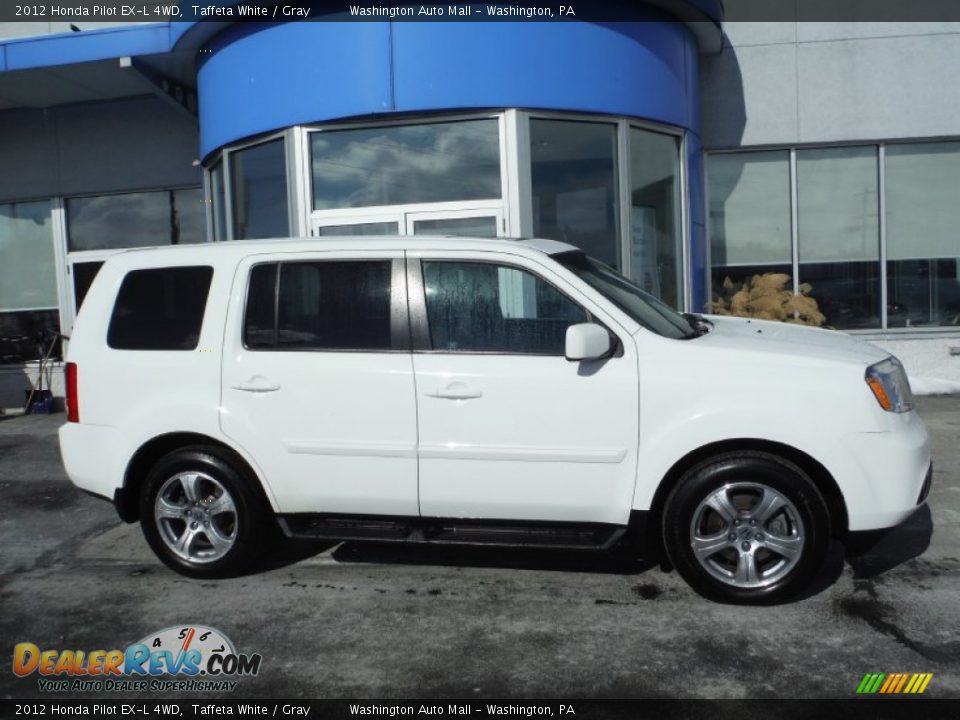 2012 Honda Pilot EX-L 4WD Taffeta White / Gray Photo #2