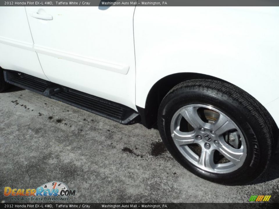 2012 Honda Pilot EX-L 4WD Taffeta White / Gray Photo #3