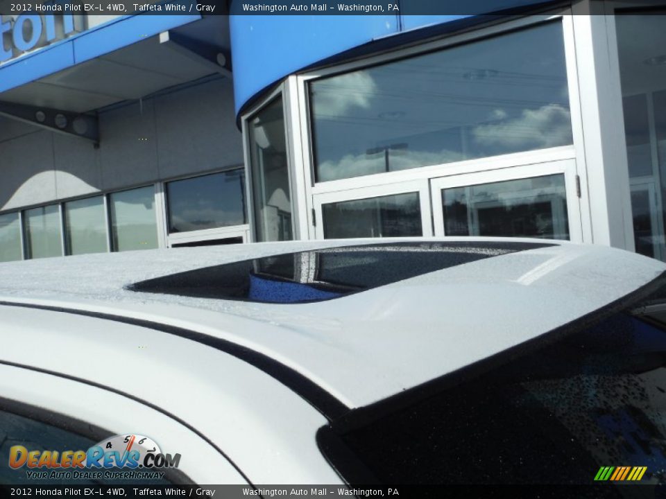 2012 Honda Pilot EX-L 4WD Taffeta White / Gray Photo #4