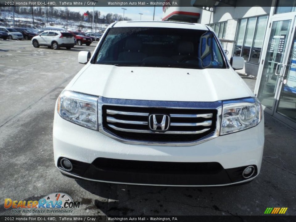 2012 Honda Pilot EX-L 4WD Taffeta White / Gray Photo #5