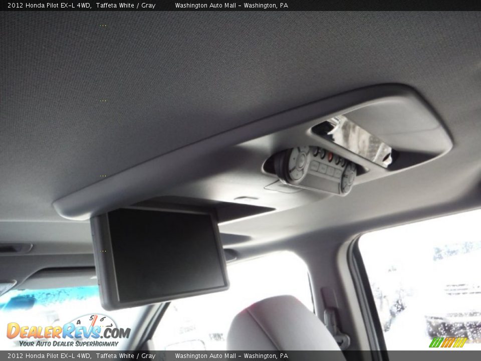 2012 Honda Pilot EX-L 4WD Taffeta White / Gray Photo #9