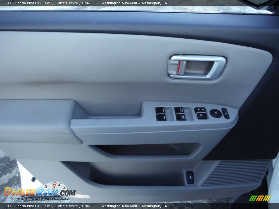 2012 Honda Pilot EX-L 4WD Taffeta White / Gray Photo #11