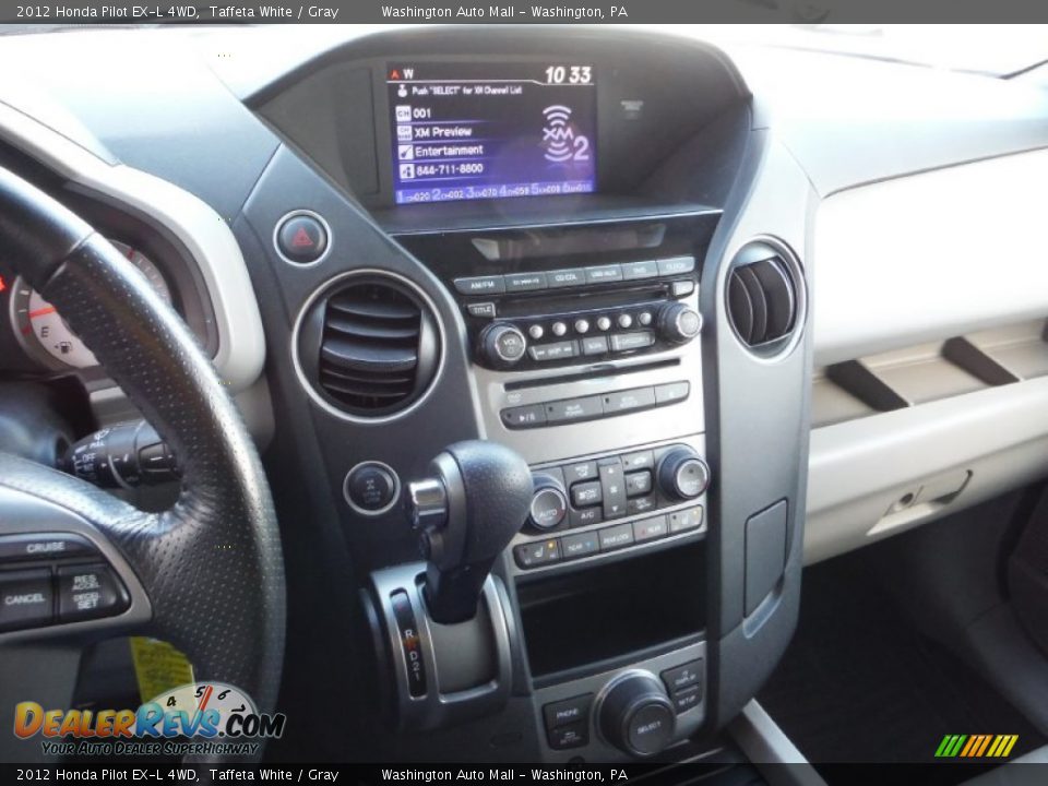 2012 Honda Pilot EX-L 4WD Taffeta White / Gray Photo #14