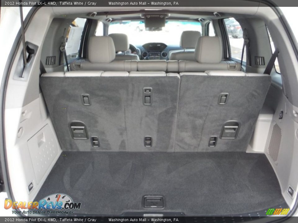 2012 Honda Pilot EX-L 4WD Taffeta White / Gray Photo #18