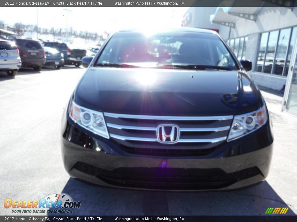 2012 Honda Odyssey EX Crystal Black Pearl / Truffle Photo #4
