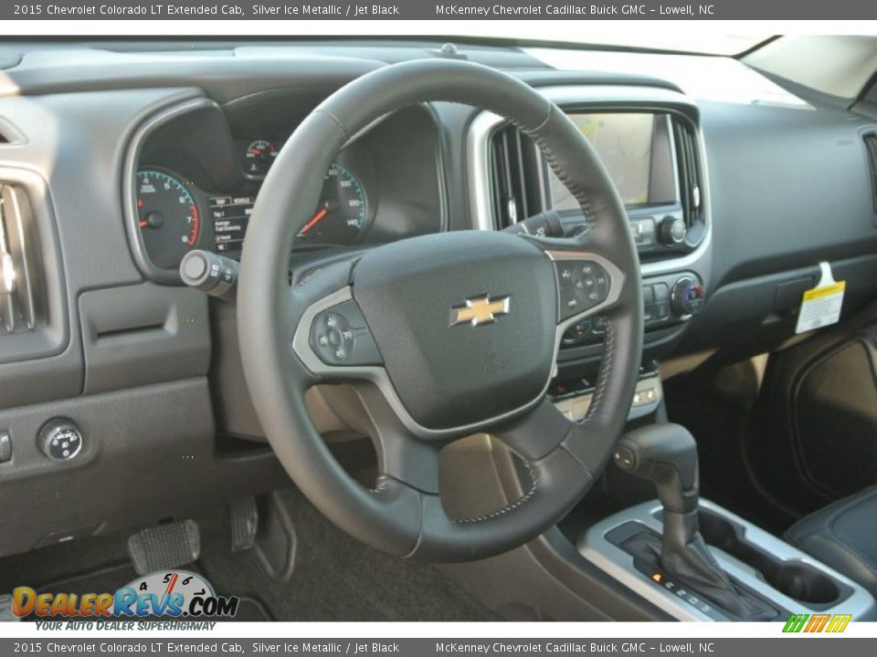 2015 Chevrolet Colorado LT Extended Cab Silver Ice Metallic / Jet Black Photo #22