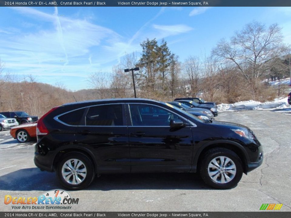 2014 Honda CR-V EX-L AWD Crystal Black Pearl / Black Photo #2