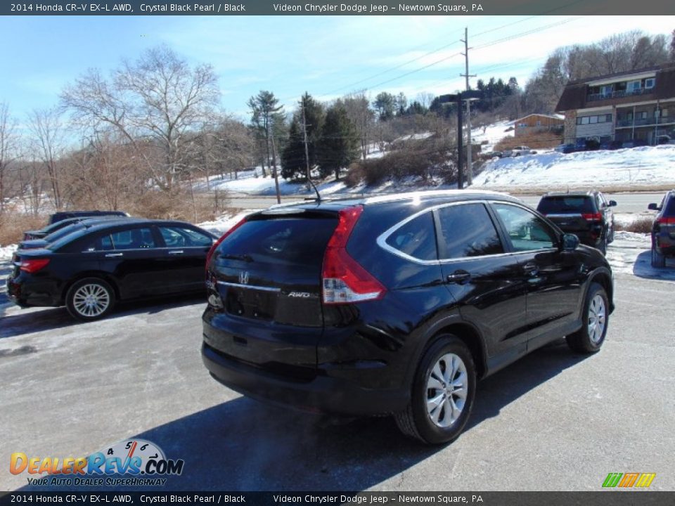 2014 Honda CR-V EX-L AWD Crystal Black Pearl / Black Photo #3