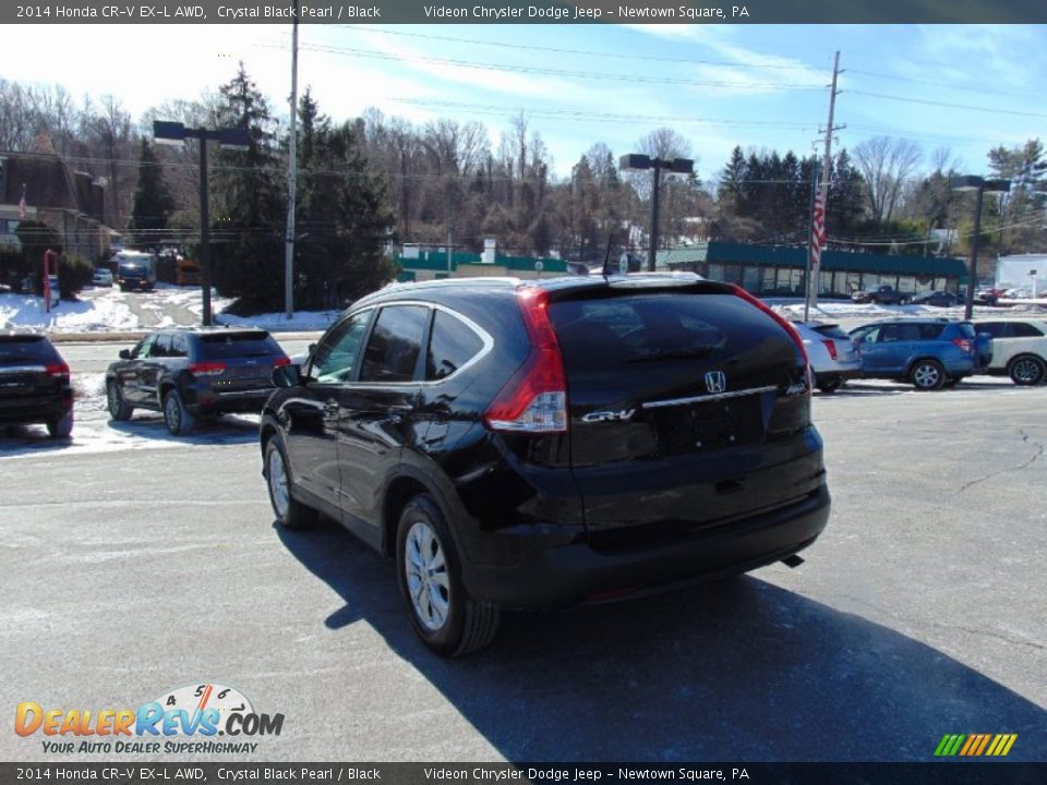 2014 Honda CR-V EX-L AWD Crystal Black Pearl / Black Photo #5