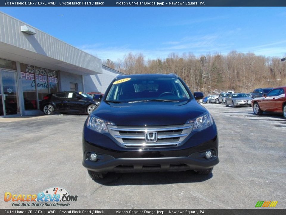 2014 Honda CR-V EX-L AWD Crystal Black Pearl / Black Photo #8