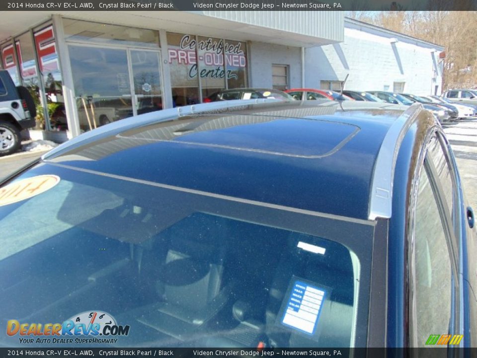 2014 Honda CR-V EX-L AWD Crystal Black Pearl / Black Photo #9