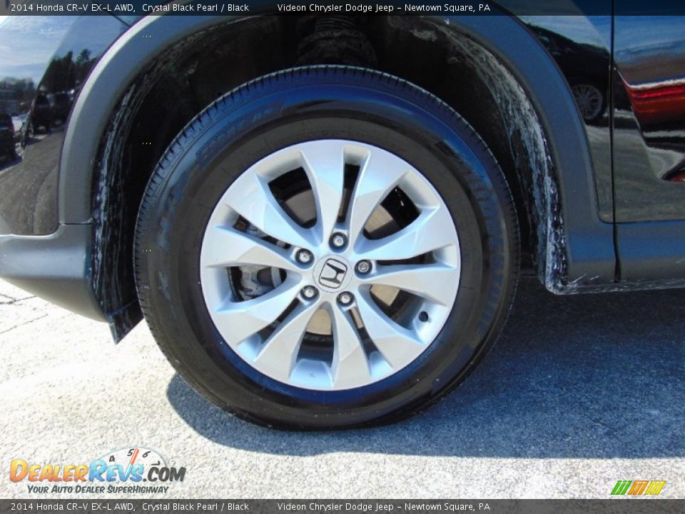 2014 Honda CR-V EX-L AWD Crystal Black Pearl / Black Photo #11