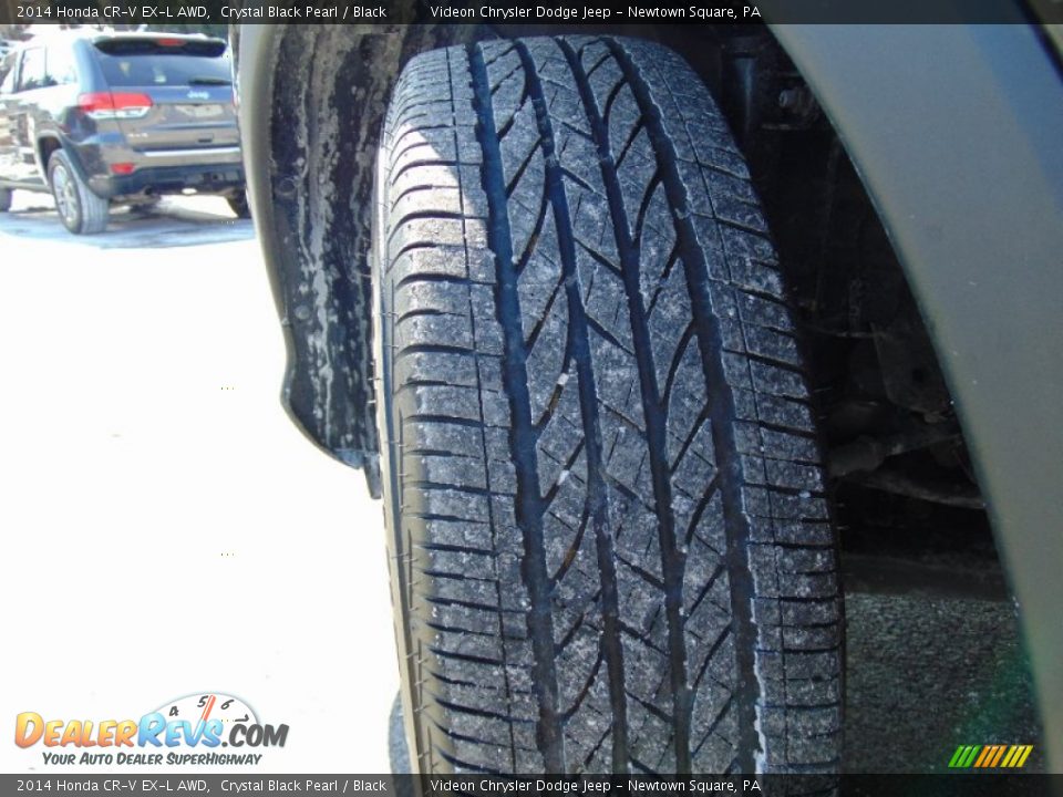 2014 Honda CR-V EX-L AWD Crystal Black Pearl / Black Photo #12