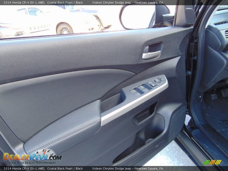 2014 Honda CR-V EX-L AWD Crystal Black Pearl / Black Photo #13