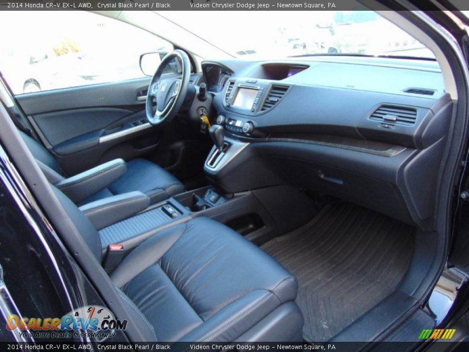 2014 Honda CR-V EX-L AWD Crystal Black Pearl / Black Photo #18