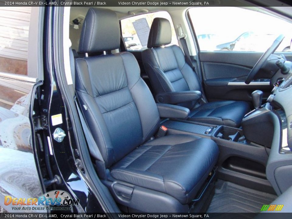 2014 Honda CR-V EX-L AWD Crystal Black Pearl / Black Photo #19