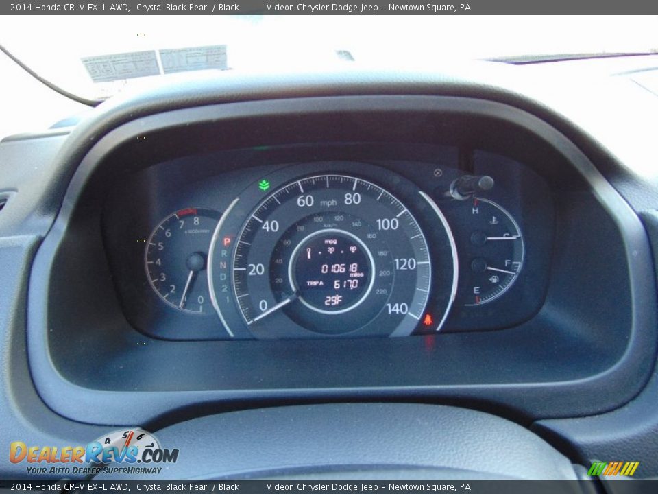 2014 Honda CR-V EX-L AWD Crystal Black Pearl / Black Photo #28