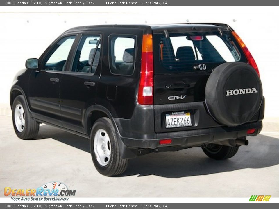 2002 Honda CR-V LX Nighthawk Black Pearl / Black Photo #2