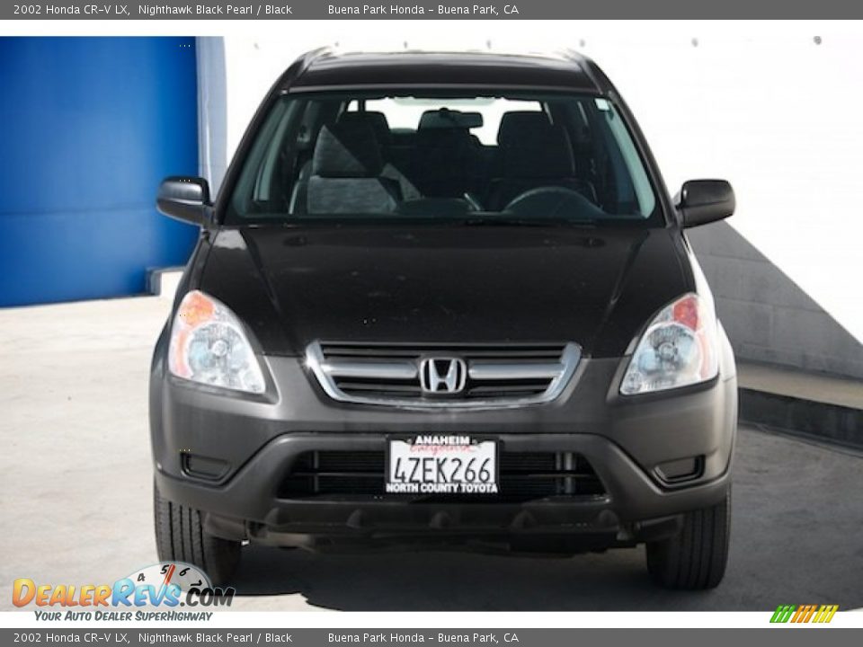 2002 Honda CR-V LX Nighthawk Black Pearl / Black Photo #7