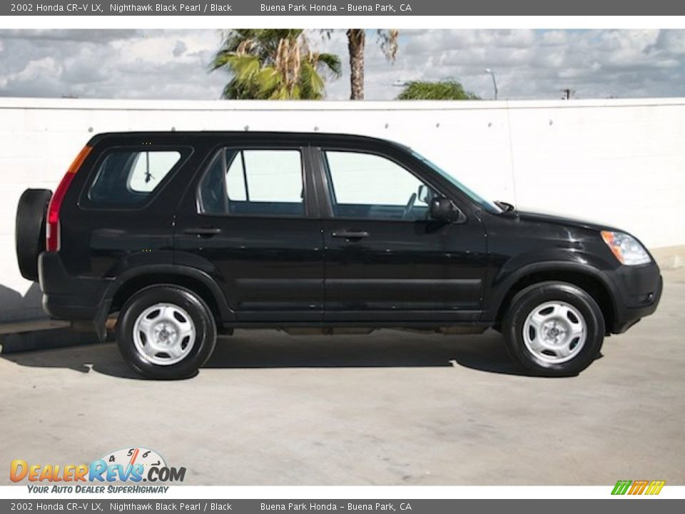 2002 Honda CR-V LX Nighthawk Black Pearl / Black Photo #8