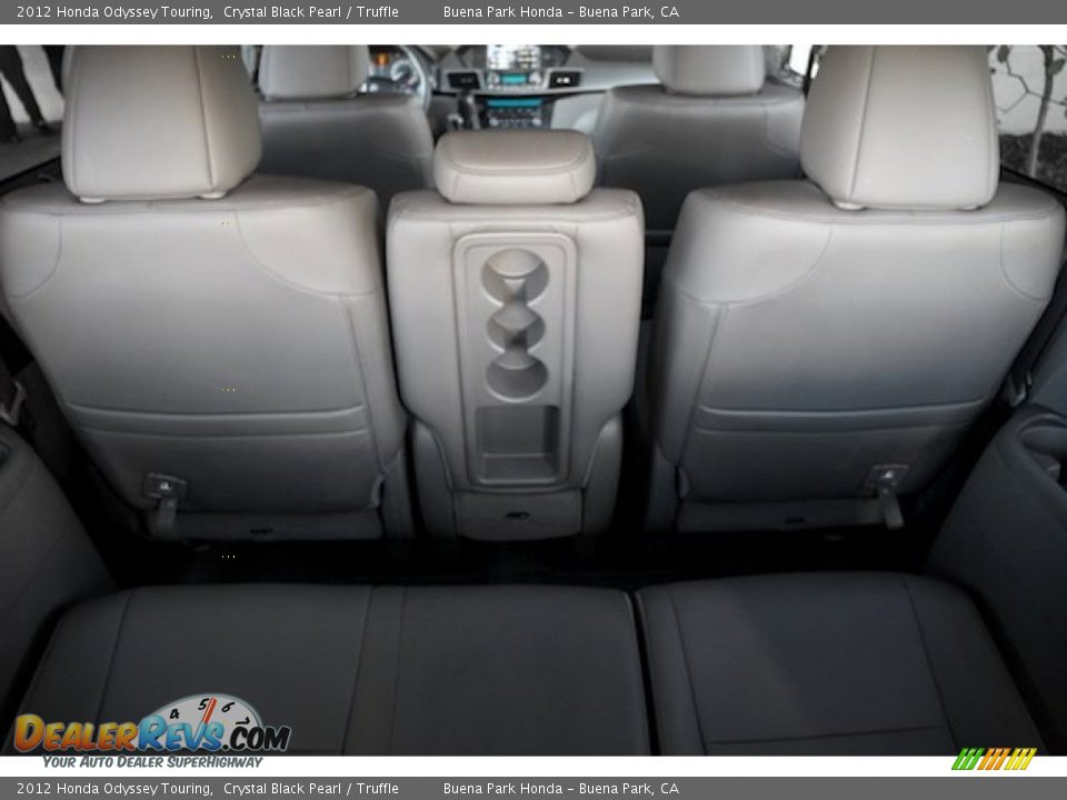 2012 Honda Odyssey Touring Crystal Black Pearl / Truffle Photo #18