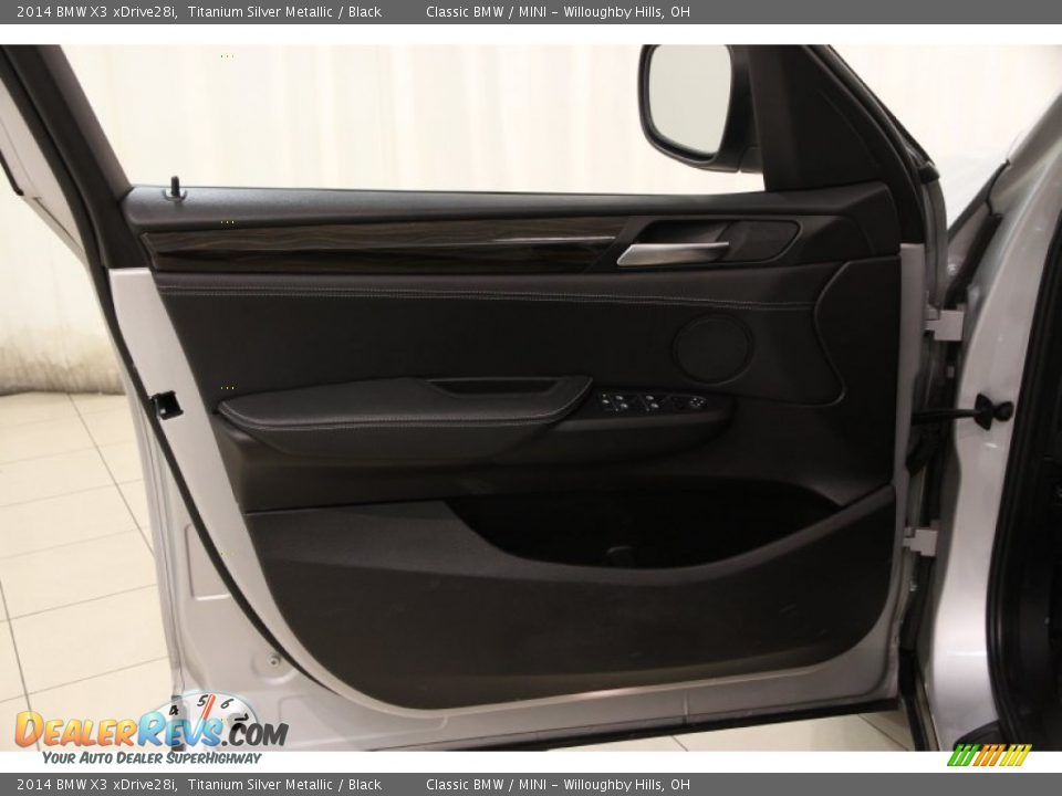 2014 BMW X3 xDrive28i Titanium Silver Metallic / Black Photo #4