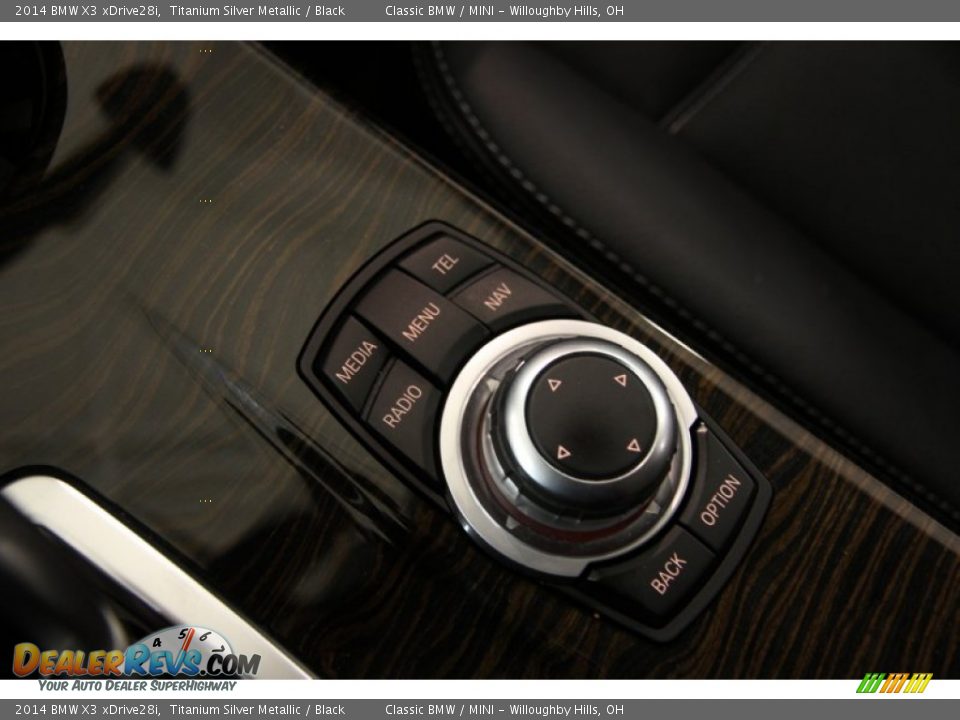 2014 BMW X3 xDrive28i Titanium Silver Metallic / Black Photo #14
