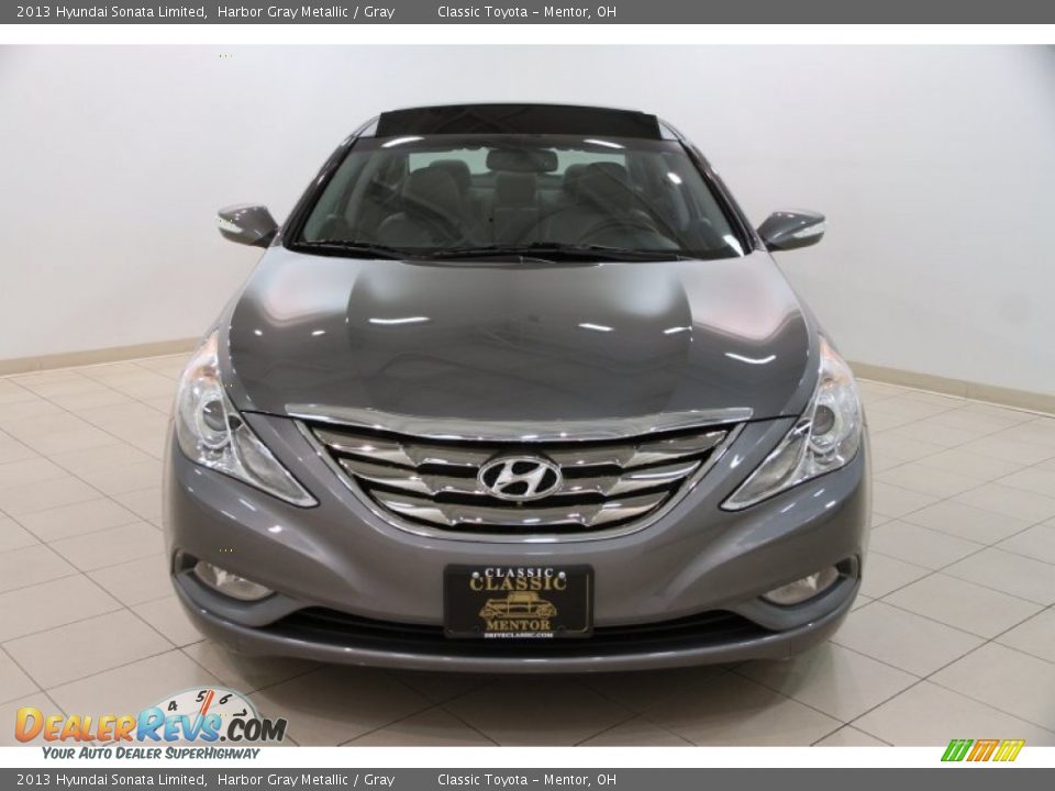 2013 Hyundai Sonata Limited Harbor Gray Metallic / Gray Photo #2