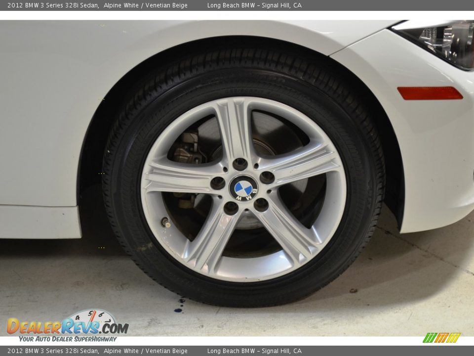 2012 BMW 3 Series 328i Sedan Alpine White / Venetian Beige Photo #3