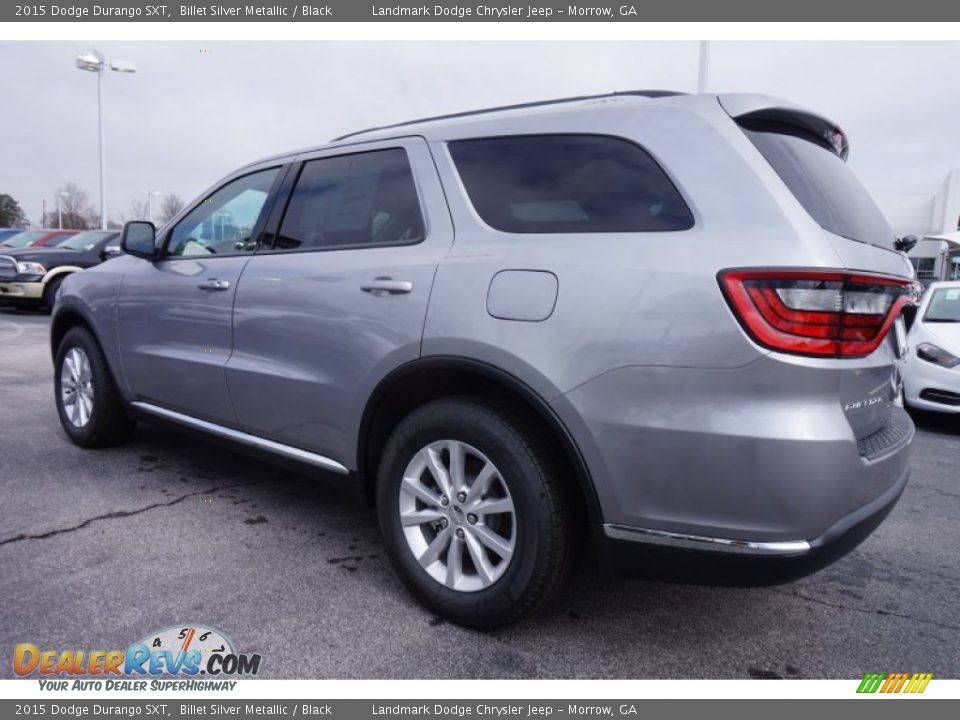 2015 Dodge Durango SXT Billet Silver Metallic / Black Photo #2