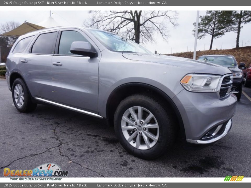 2015 Dodge Durango SXT Billet Silver Metallic / Black Photo #4