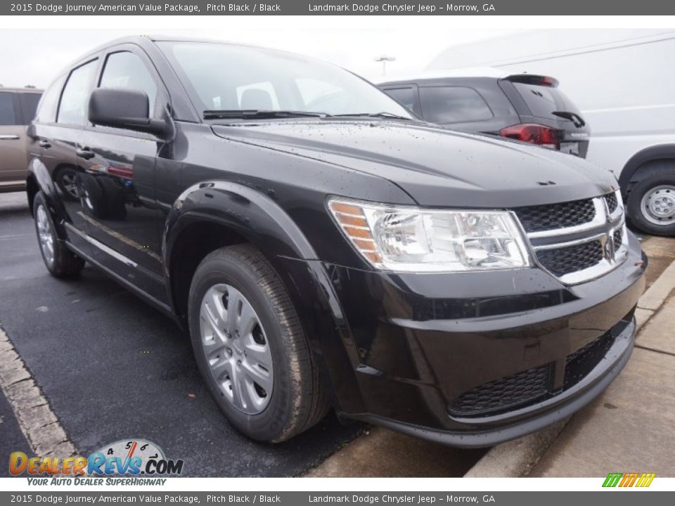 Front 3/4 View of 2015 Dodge Journey American Value Package Photo #4
