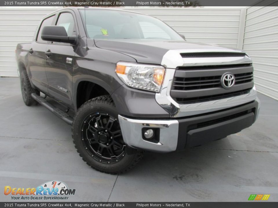 2015 Toyota Tundra SR5 CrewMax 4x4 Magnetic Gray Metallic / Black Photo #2