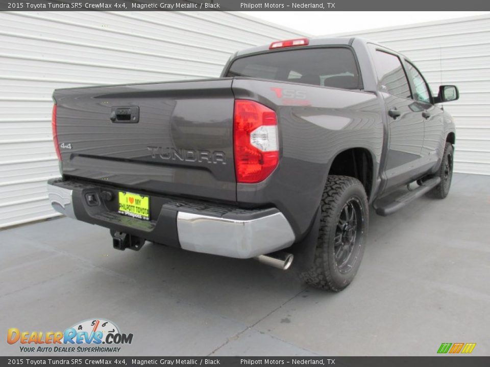 2015 Toyota Tundra SR5 CrewMax 4x4 Magnetic Gray Metallic / Black Photo #4