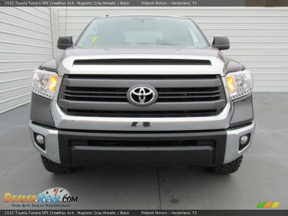 2015 Toyota Tundra SR5 CrewMax 4x4 Magnetic Gray Metallic / Black Photo #8