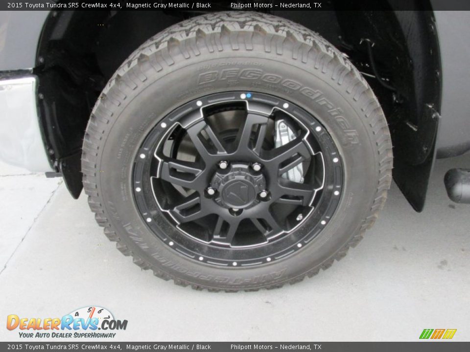 2015 Toyota Tundra SR5 CrewMax 4x4 Magnetic Gray Metallic / Black Photo #11