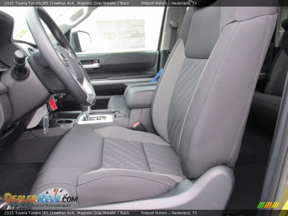2015 Toyota Tundra SR5 CrewMax 4x4 Magnetic Gray Metallic / Black Photo #24