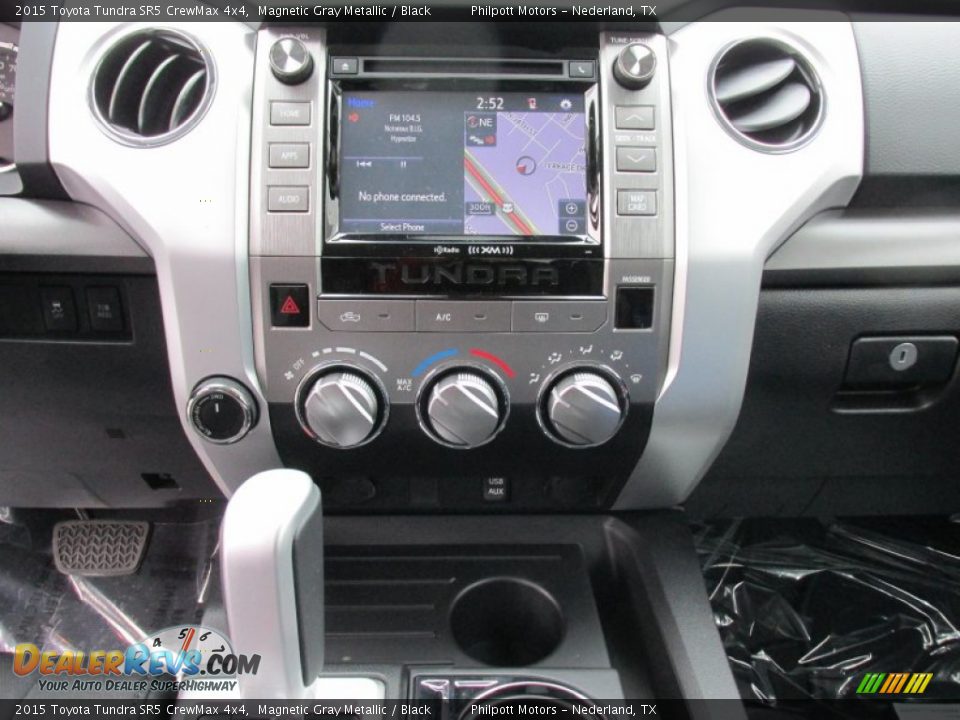 2015 Toyota Tundra SR5 CrewMax 4x4 Magnetic Gray Metallic / Black Photo #27