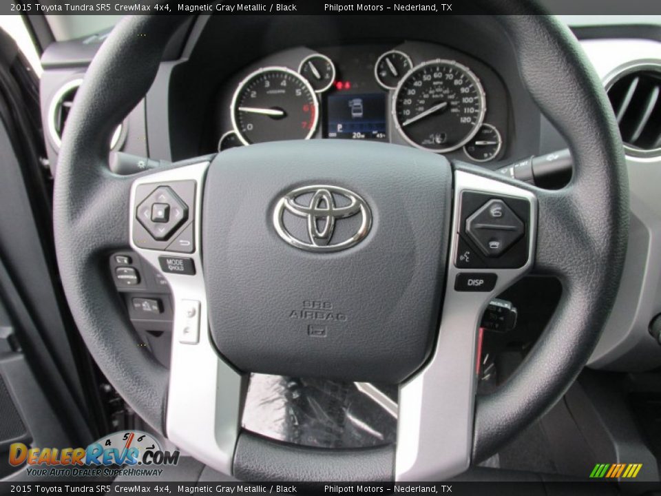2015 Toyota Tundra SR5 CrewMax 4x4 Magnetic Gray Metallic / Black Photo #32
