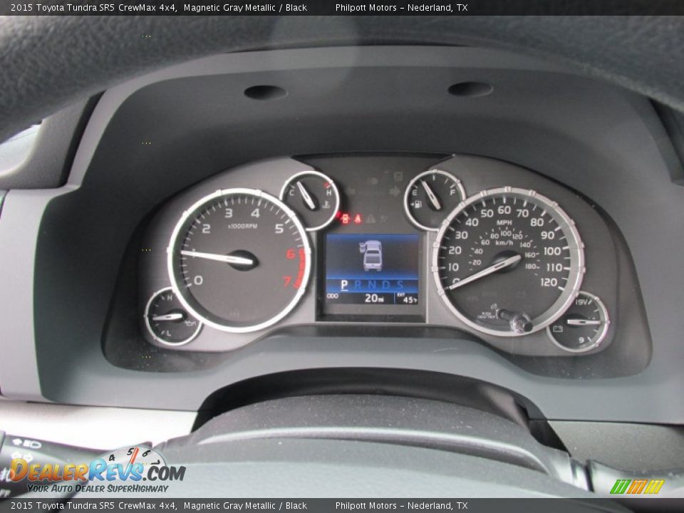 2015 Toyota Tundra SR5 CrewMax 4x4 Magnetic Gray Metallic / Black Photo #33