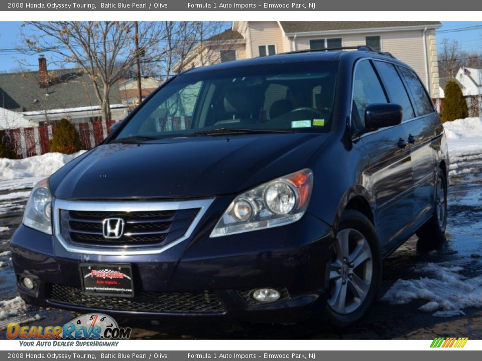 2008 Honda Odyssey Touring Baltic Blue Pearl / Olive Photo #1