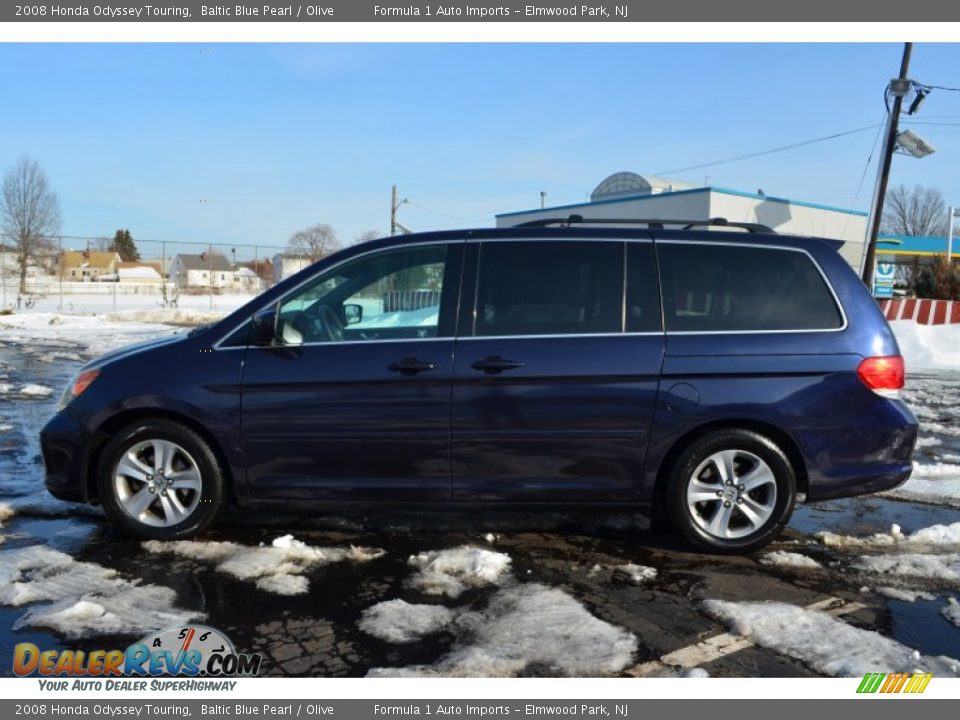 2008 Honda Odyssey Touring Baltic Blue Pearl / Olive Photo #4