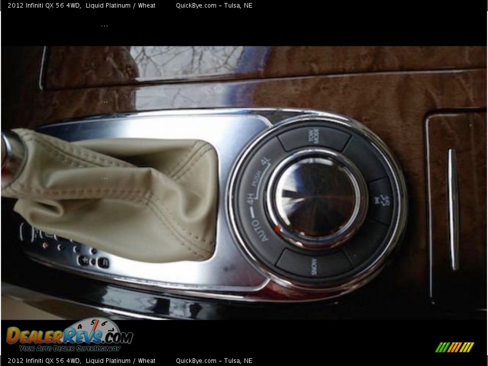 2012 Infiniti QX 56 4WD Liquid Platinum / Wheat Photo #4